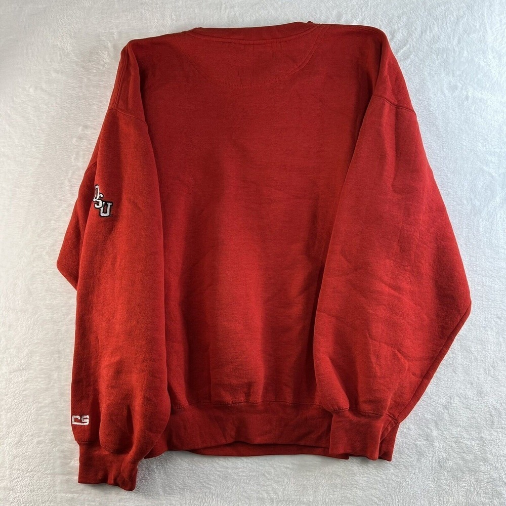 Vintage XL Ohio State Buckeyes Sweatshirt OSU Red Pullover Graphic Mens 90s - Picture 10 of 13